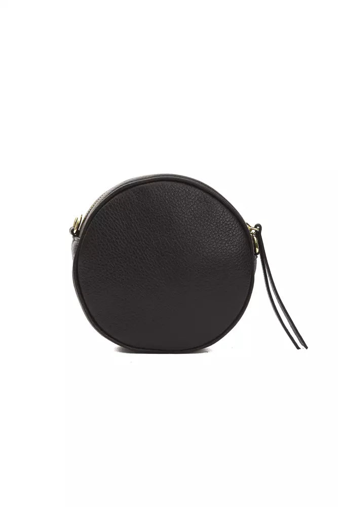 Pompei Donatella Black Leather Women Crossbody Bag -  Luxury Cross Body Bag for Women -  Pompei Donatella.