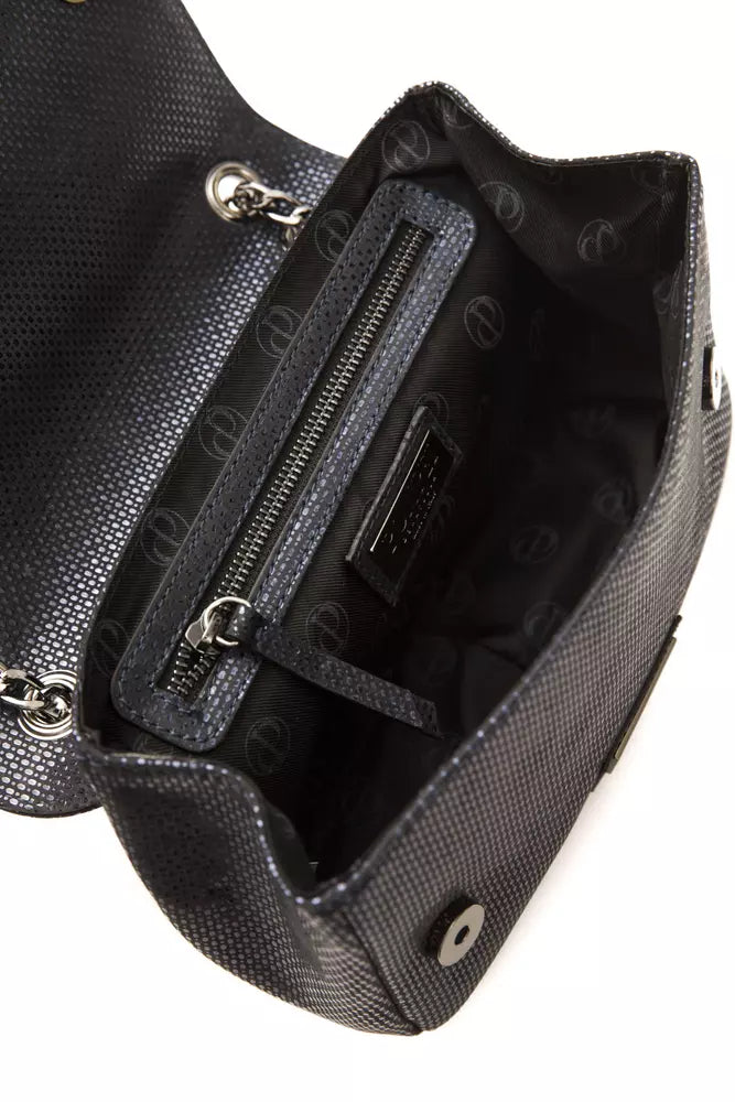 Pompei Donatella Blue Leather Women Crossbody Bag -  Luxury Cross Body Bag for Women -  Pompei Donatella.