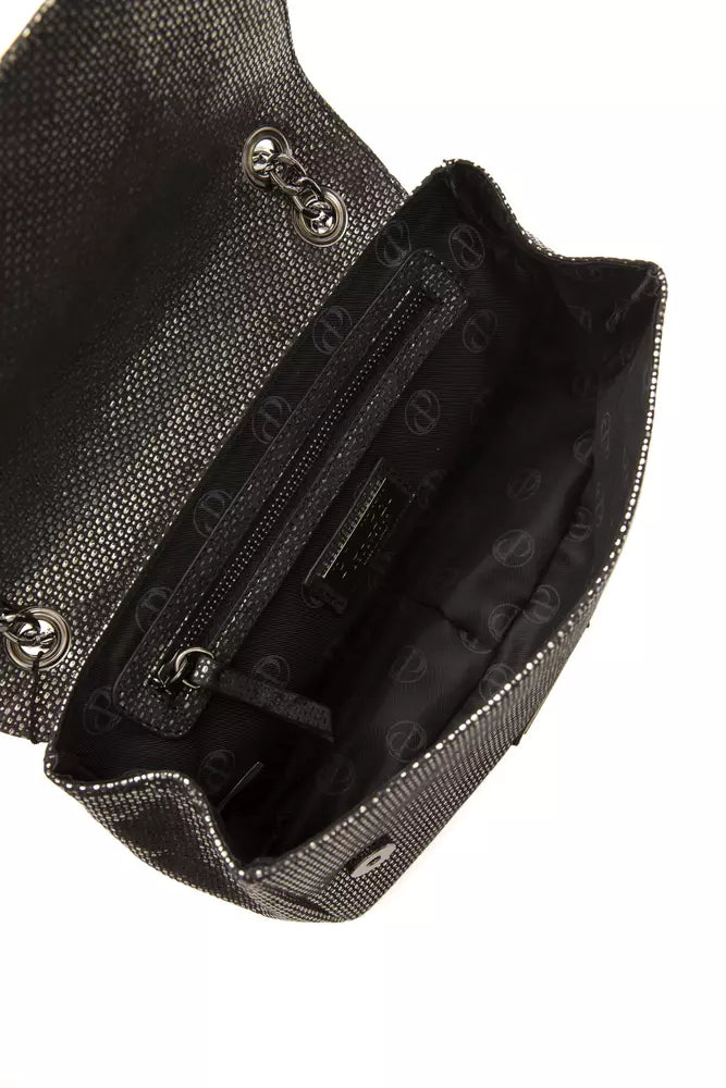 Pompei Donatella Gray Leather Women Crossbody Bag -  Luxury Cross Body Bag for Women -  Pompei Donatella.