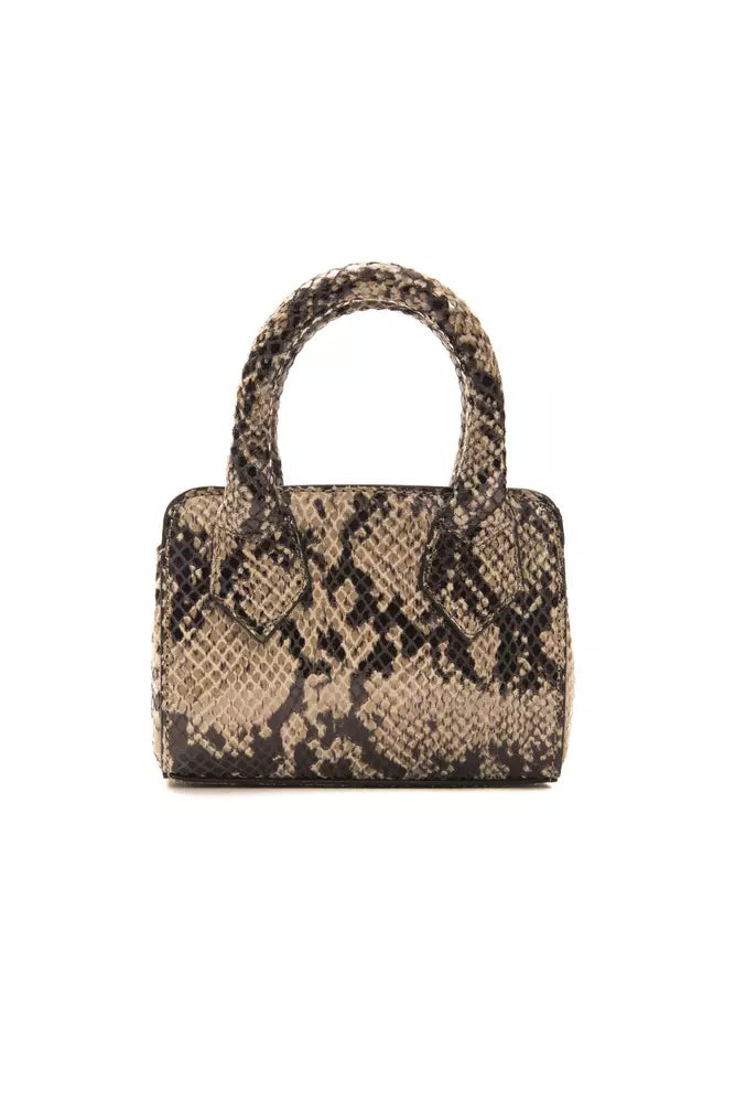 Pompei Donatella Brown Leather Women Shoulder Bag -   -  Pompei Donatella.