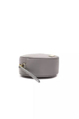 Pompei Donatella Gray Leather Women Crossbody Bag -  Luxury Cross Body Bag for Women -  Pompei Donatella.