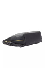 Pompei Donatella Gray Leather Women Shoulder Bag -  Luxury Shoulder Bag for Women -  Pompei Donatella.