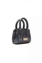 Pompei Donatella Blue Leather Women Shoulder Bag -   -  Pompei Donatella.