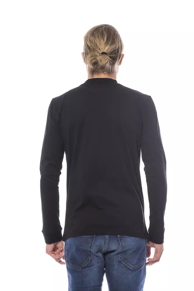 Verri Black Cotton Men's Sweater -   -  Verri.