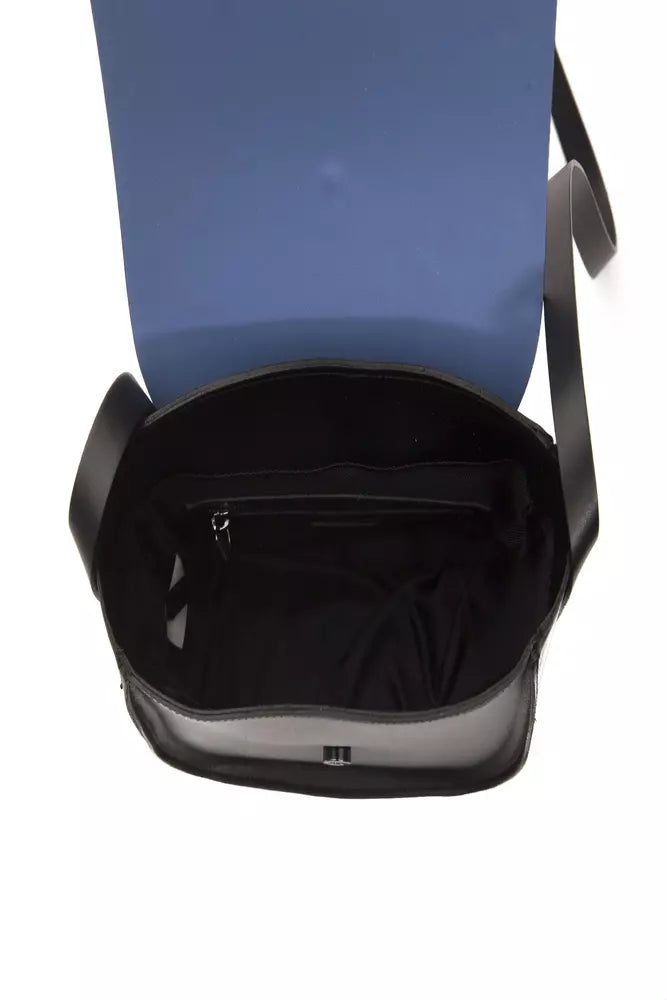 Pompei Donatella Blue Leather Women Crossbody Bag -  Luxury Cross Body Bag for Women -  Pompei Donatella.