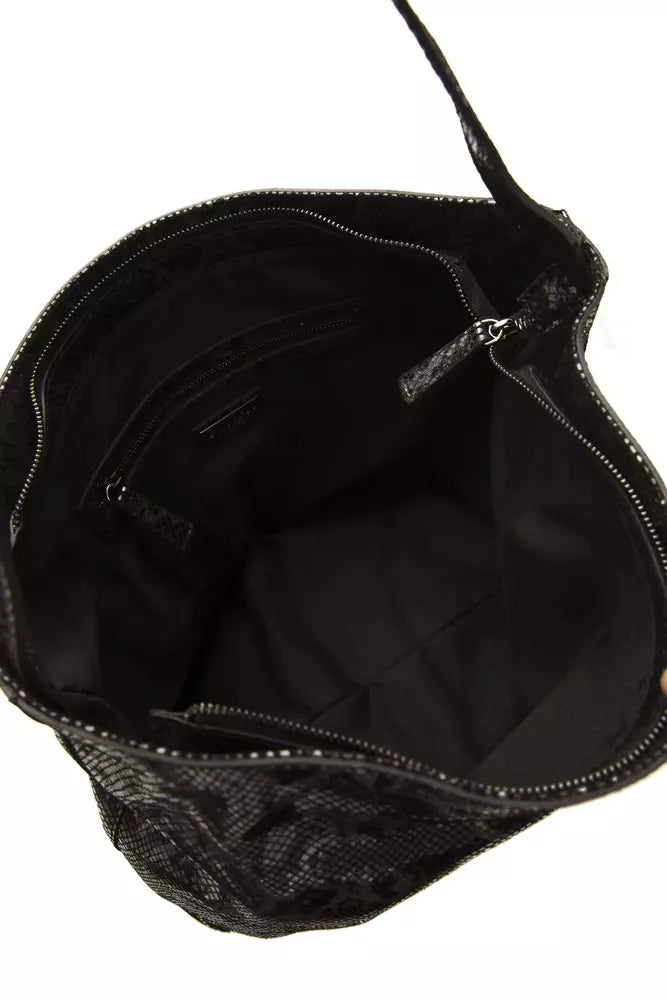 Pompei Donatella Gray Leather Women Shoulder Bag -  Luxury Shoulder Bag for Women -  Pompei Donatella.