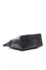 Pompei Donatella Blue Leather Women Shoulder Bag -  Luxury Shoulder Bag for Women -  Pompei Donatella.