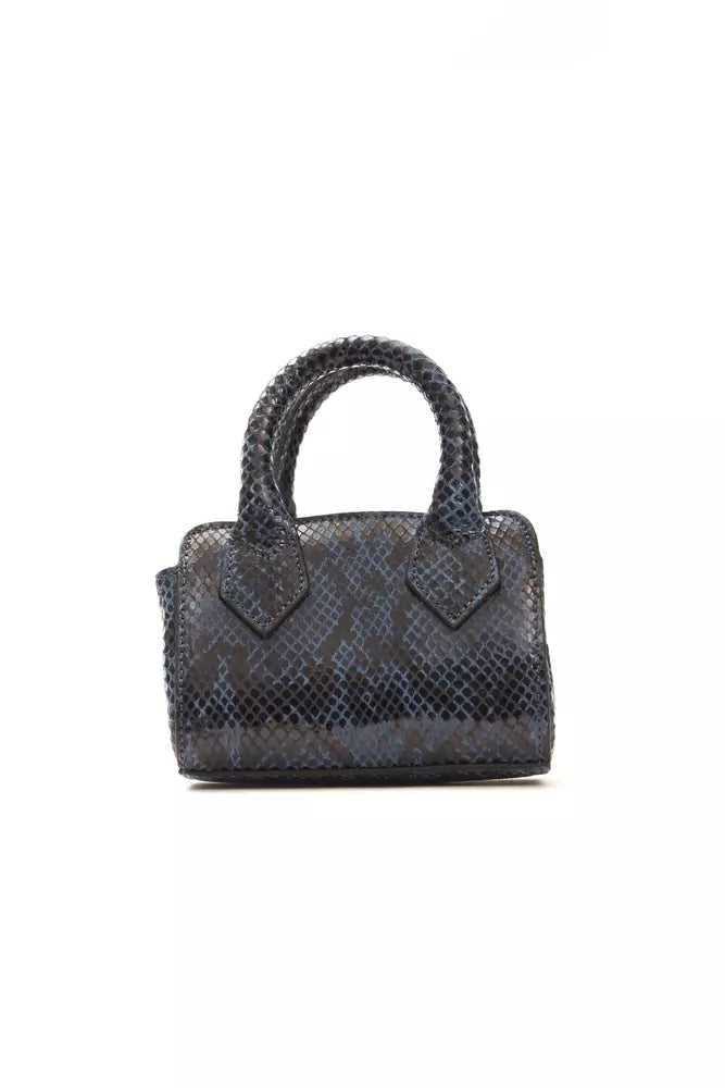 Pompei Donatella Blue Leather Women Shoulder Bag -   -  Pompei Donatella.