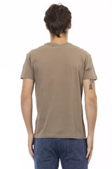 Trussardi Action Brown Cotton Men T-Shirt -   -  Trussardi Action.