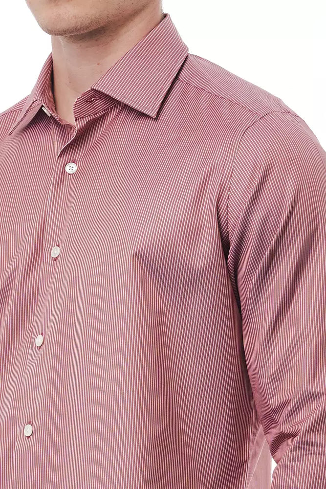 Bagutta Red Cotton Men Shirt -   -  Bagutta.