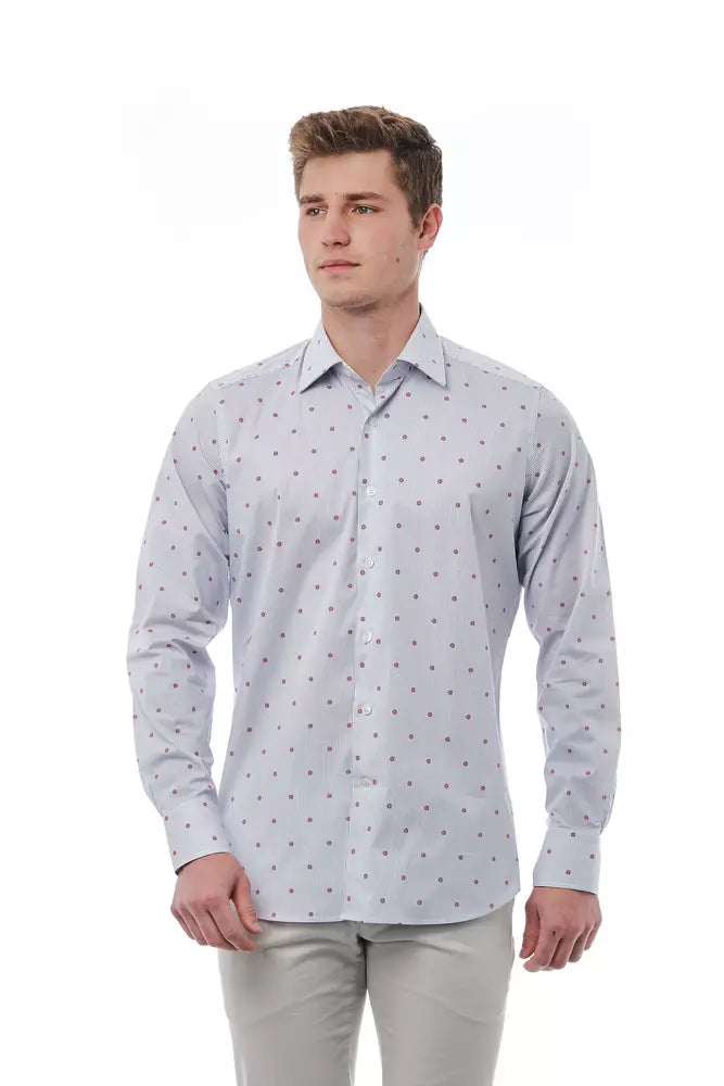 Bagutta Multicolor Cotton Men Shirt -   -  Bagutta.