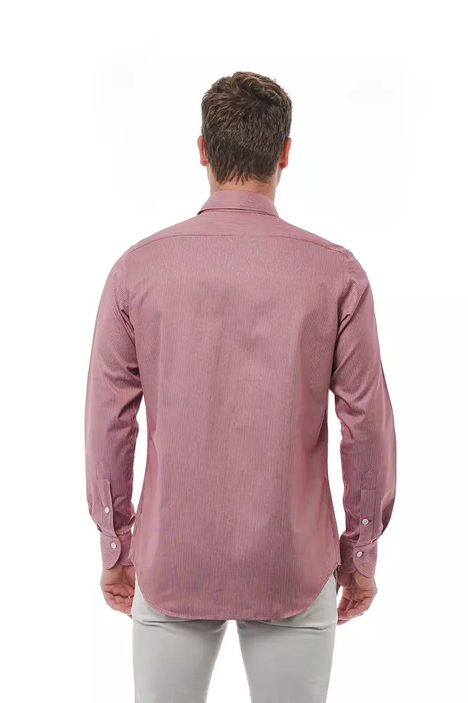 Bagutta Red Cotton Men Shirt -   -  Bagutta.