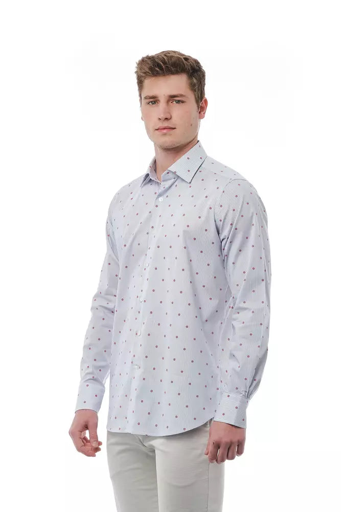 Bagutta Multicolor Cotton Men Shirt -   -  Bagutta.