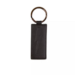 Neil Barrett Black Leather Men Keychain -  Men´s Keychains -  Neil Barrett.
