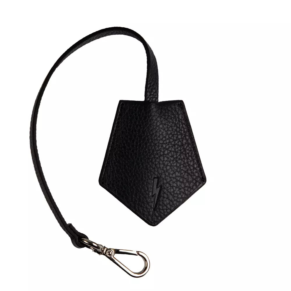 Neil Barrett Black Leather Men Keychain -  Men´s Keychains -  Neil Barrett.