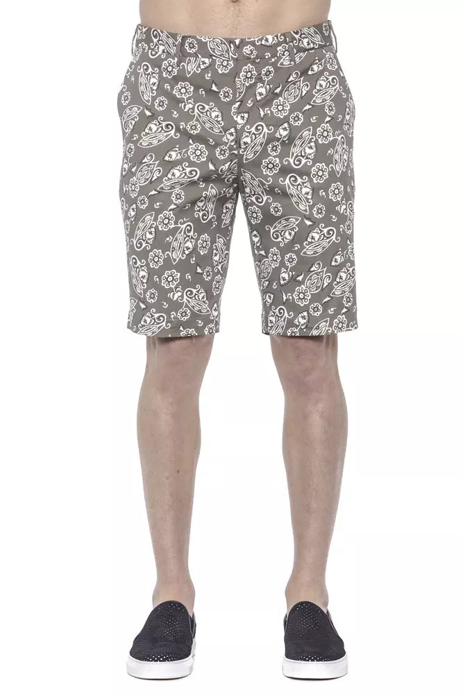 PT Torino Green Cotton Men's Bermuda Short -   -  PT Torino.