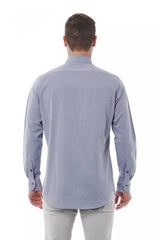 Bagutta Gray Cotton Men Shirt -   -  Bagutta.
