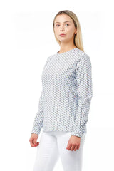 Bagutta White Cotton Women Blouse with Skull Print -   -  Bagutta.