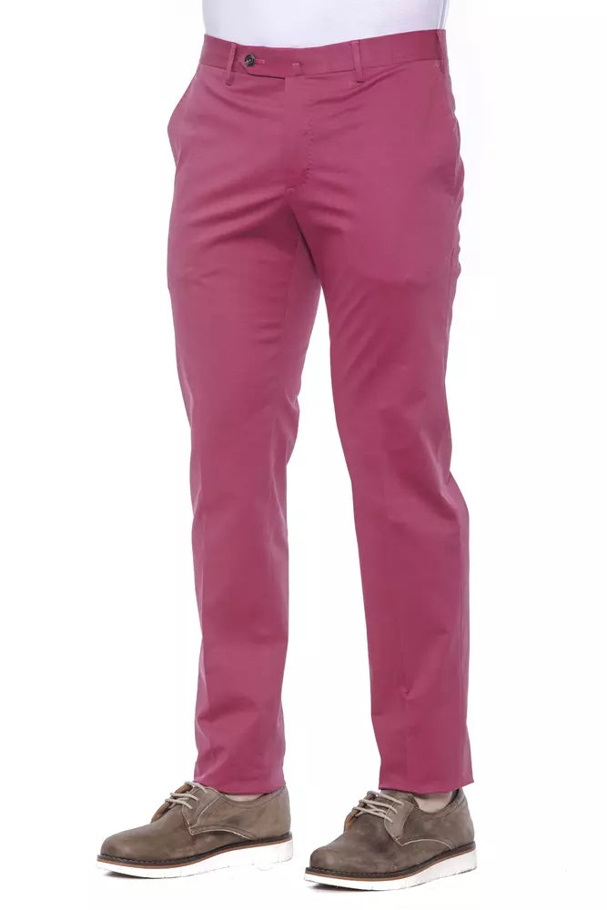 PT Torino Fuchsia Cotton Men Trouser -   -  PT Torino.