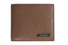 Trussardi Brown Leather Men Wallet -  Leather Wallet for Men -  Trussardi.