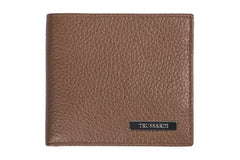 Trussardi Brown Leather Men Wallet -  Leather Wallet for Men -  Trussardi.