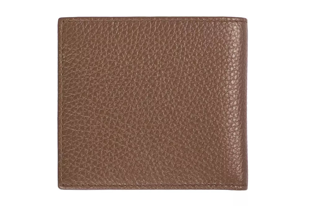 Trussardi Brown Leather Men Wallet -  Leather Wallet for Men -  Trussardi.