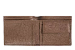 Trussardi Brown Leather Men Wallet -  Leather Wallet for Men -  Trussardi.