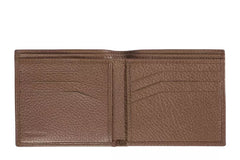 Trussardi Brown Leather Men Wallet -  Leather Wallet for Men -  Trussardi.