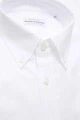 Robert Friedman White Cotton Men Shirt -   -  Robert Friedman.