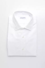 Robert Friedman White Cotton Men's Shirt -   -  Robert Friedman.