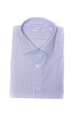 Robert Friedman Burgundy Cotton Men Shirt -   -  Robert Friedman.