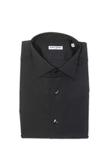 Robert Friedman Gray Cotton Men Shirt -   -  Robert Friedman.