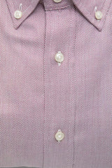 Robert Friedman Red Cotton Men Shirt -   -  Robert Friedman.