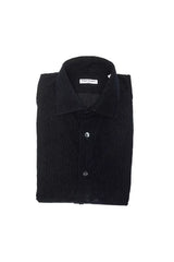 Robert Friedman Black Cotton Men Shirt -   -  Robert Friedman.