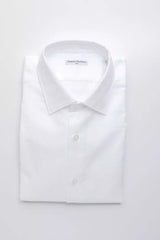 Robert Friedman White Cotton Men's Shirt -   -  Robert Friedman.