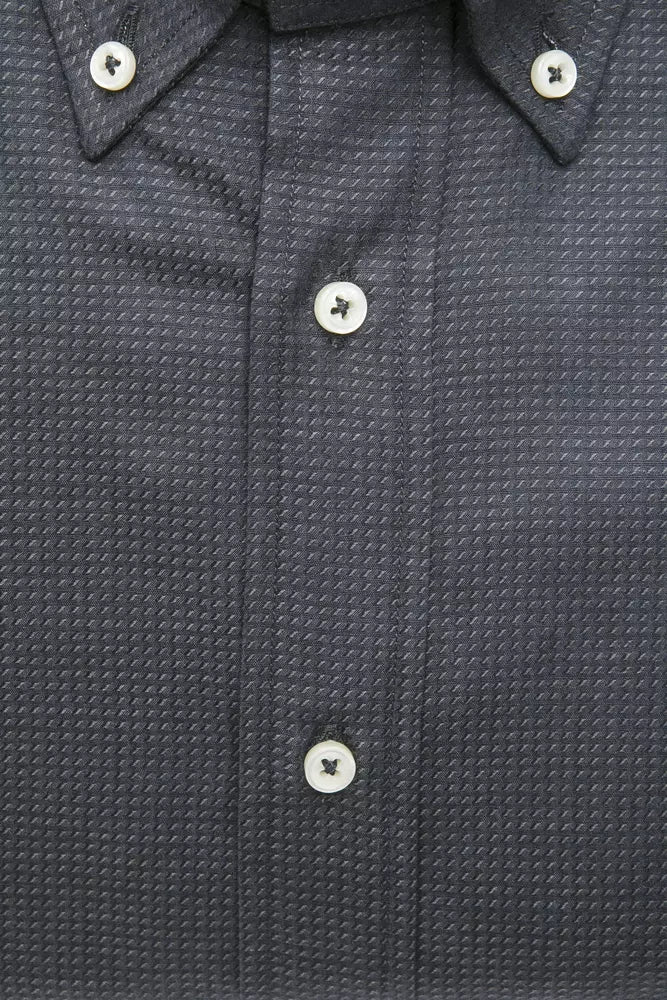 Robert Friedman Green Cotton Men Shirt -   -  Robert Friedman.
