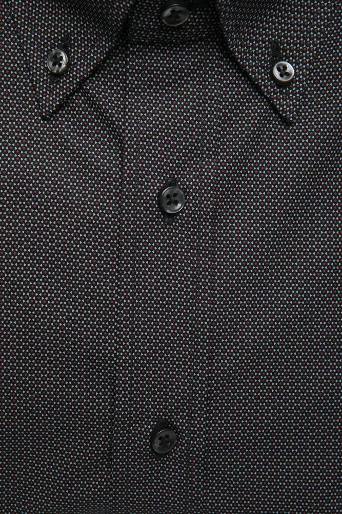 Robert Friedman Black Cotton Men's Shirt -   -  Robert Friedman.