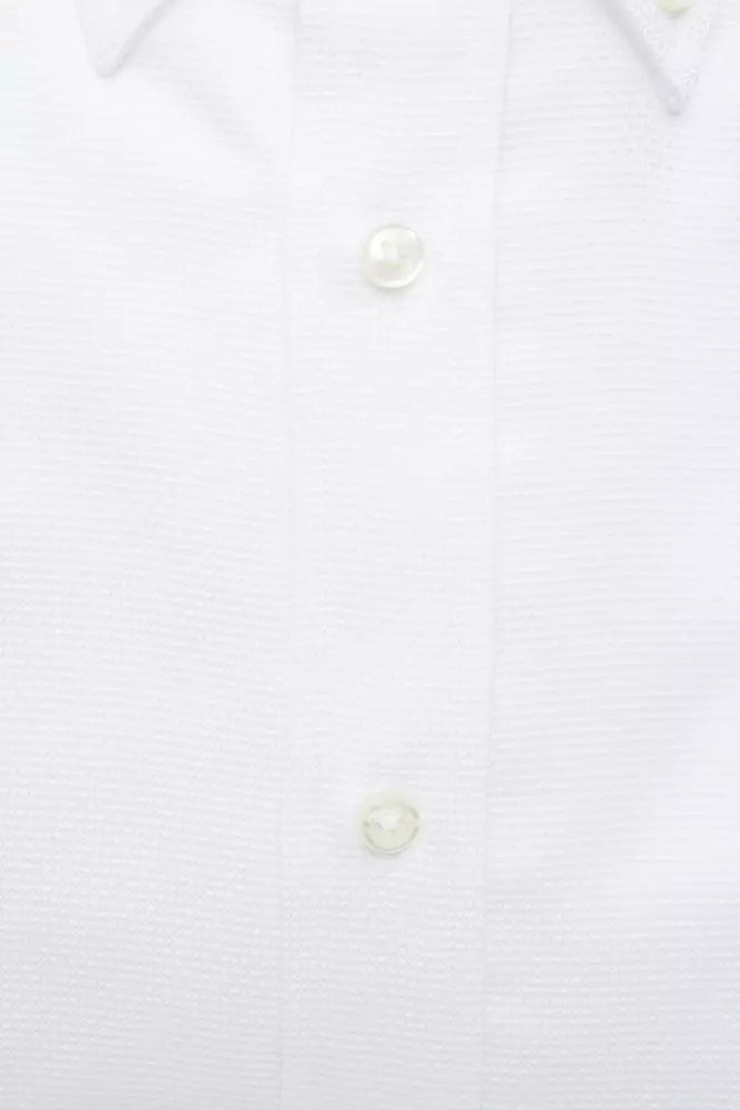 Robert Friedman White Cotton Men Shirt -   -  Robert Friedman.