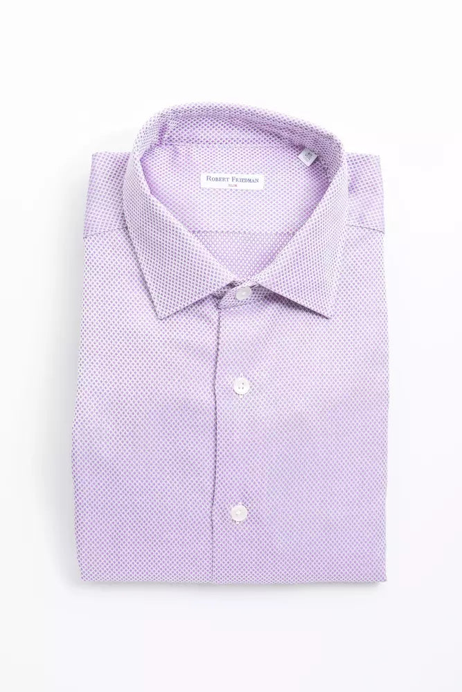 Robert Friedman Multicolor Cotton Men Shirt -   -  Robert Friedman.