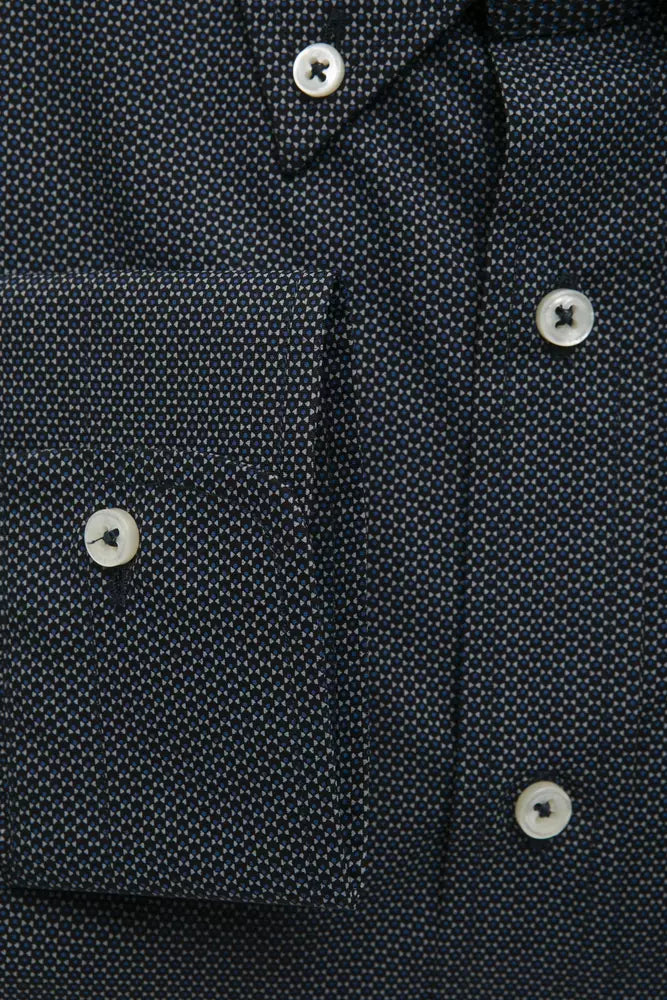 Robert Friedman Black Cotton Men's Shirt -   -  Robert Friedman.