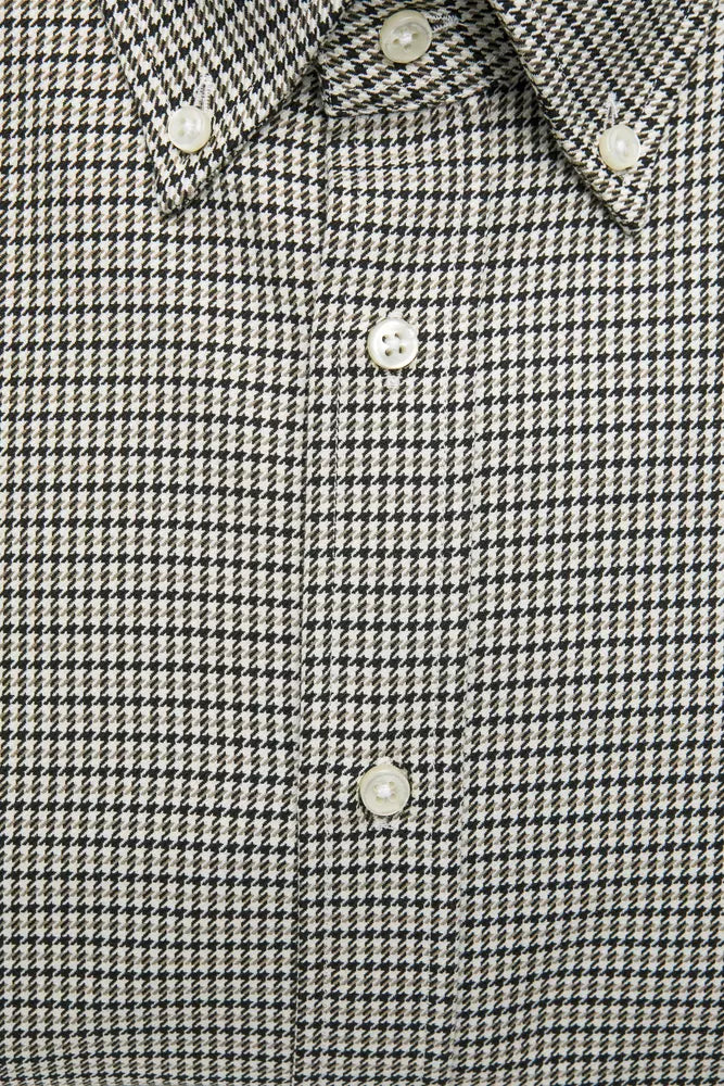 Robert Friedman Beige Cotton Men's Shirt -   -  Robert Friedman.