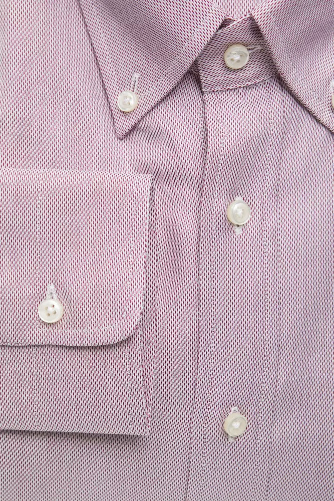 Robert Friedman Red Cotton Men Shirt -   -  Robert Friedman.