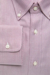 Robert Friedman Red Cotton Men Shirt -   -  Robert Friedman.