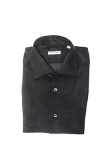 Robert Friedman Black Cotton Men Shirt -   -  Robert Friedman.