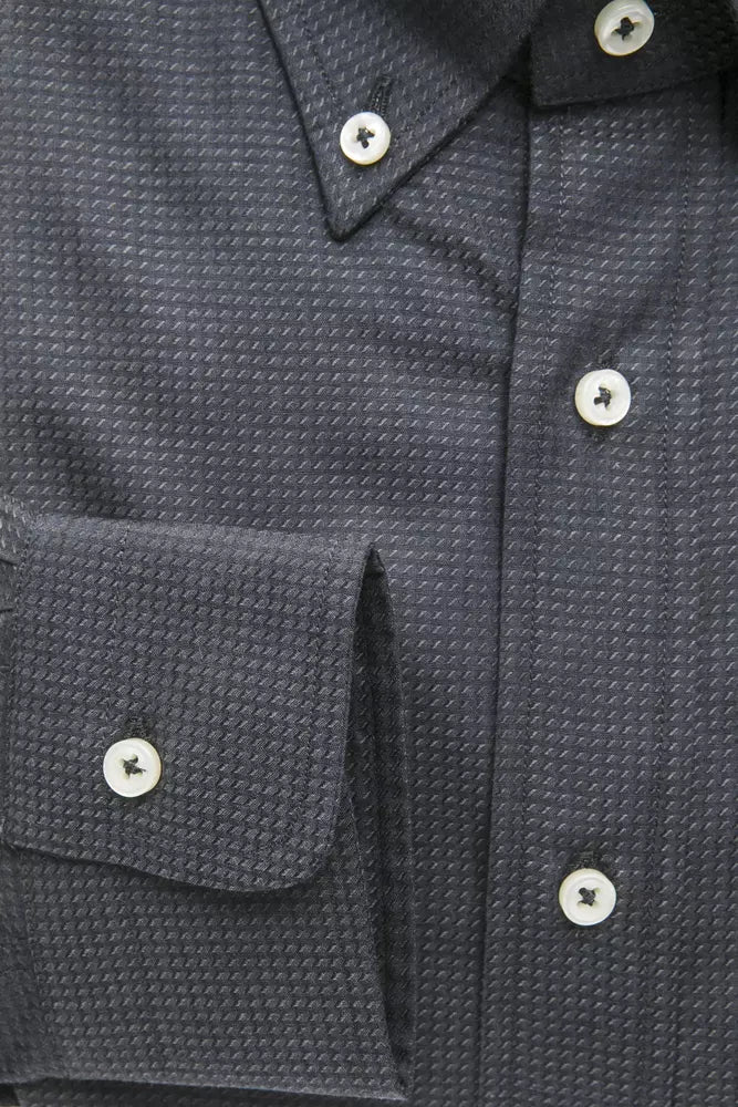 Robert Friedman Green Cotton Men Shirt -   -  Robert Friedman.