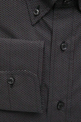 Robert Friedman Black Cotton Men's Shirt -   -  Robert Friedman.