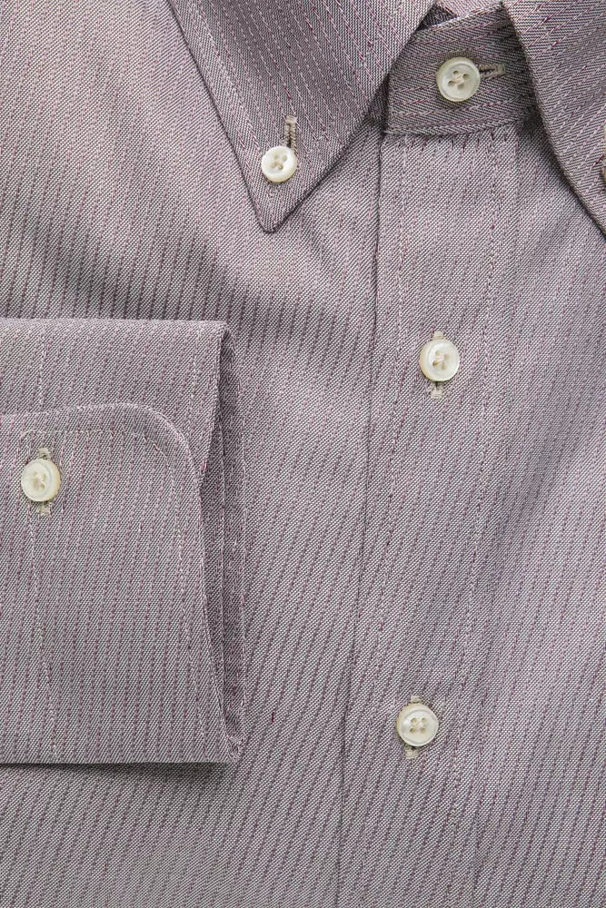 Robert Friedman Beige Cotton Men's Shirt -   -  Robert Friedman.