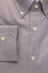 Robert Friedman Beige Cotton Men's Shirt -   -  Robert Friedman.