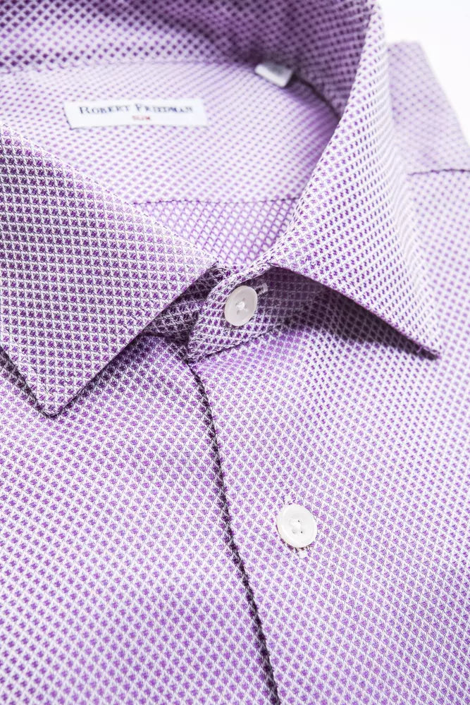 Robert Friedman Multicolor Cotton Men Shirt -   -  Robert Friedman.