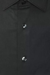 Robert Friedman Gray Cotton Men Shirt -   -  Robert Friedman.